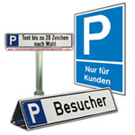 Parkplatzschilder