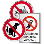 Verbotsschilder praxisbewährt