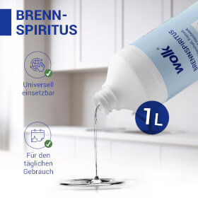 Betriebsausstattung24 Brennspiritus der Allesknner fr Haushalt, Freizeit, Auto und Handwerk