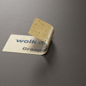 Verpackungsetiketten aus Graspapier - Packstckorientierung Vor Nsse schtzen