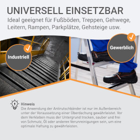 wolk Antirutschband R13 versch. Farben 18,3 m Antirutschbelag selbstklebend mit Rutschhemmung R13
