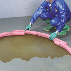 PIG HazMat Saugstrumpf Bindemittel 117 cm Saugschlauch zur Absorbtion von Chemikalien, Säuren und Beizmittel