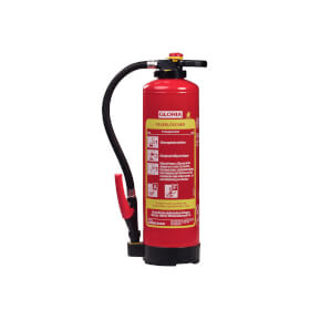 Gloria Fettbrand - Auflade - Feuerlöscher FA6PRO fluorfrei mit Schlagknopfarmatur und Löschpistole