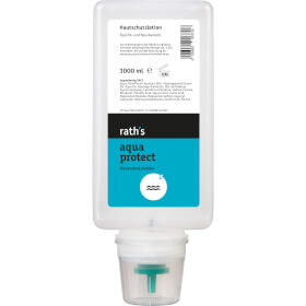 raths aqua protect Hautschutzlotion zum Einreiben vor der Arbeit in Feucht - und Nassbereichen