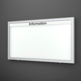 Planus 65 E Wand-Schaukasten eckig Format für 27 × DIN A4 Blätter