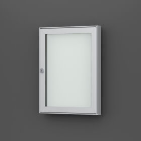 Tesus 30 E flacher Wand-Schaukasten eckig Format für 1 × DIN A4 Blätter