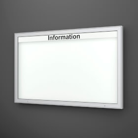 Plenum 65 E Wand-Schaukasten eckig Format für 24 × DIN A4 Blätter