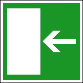 Rettungsschild - nachleuchtend Rettungsweg rechts  /  links