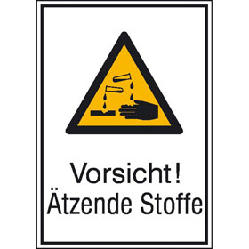 Warn - Kombischild Vorsicht! tzende Stoffe