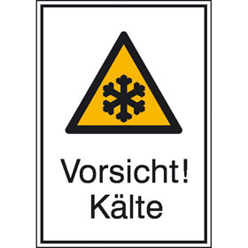 Warn - Kombischild Vorsicht! Klte