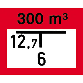 Hinweisschild für die Feuerwehr Hinweisschild auf eine Entnahmestelle