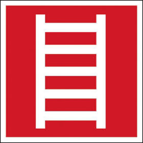 Brandschutzschild - nachleuchtend Leiter