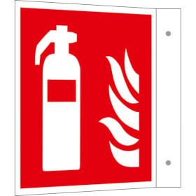Brandschutzschild - Fahne Feuerlscher