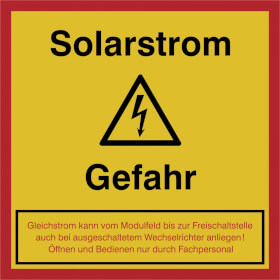 Vsafety Warnschild 'Gefahr 400 Volt' – EN ISO 7010 Konform, 200x300 Mm, Schwarz/gelb, Aus 1 Mm Kunststoff, Mit Klebeband