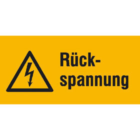 Warn - Kombischild Rückspannung
