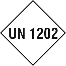 SafetyMarking Gefahrzettel UN 1202