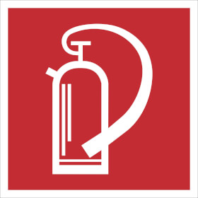 Brandschutzschild - nachleuchtend Feuerlöscher