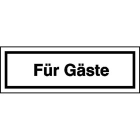 Hinweisschild - Gaststtten,  Pensionen,  Hotels Fr Gste