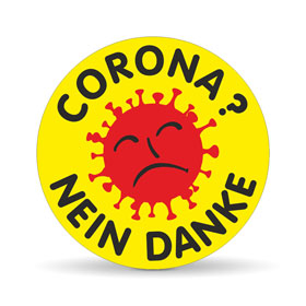 Aufkleber Corona Corona? Nein Danke!