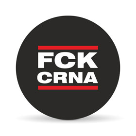 Aufkleber Corona FCK CRNA