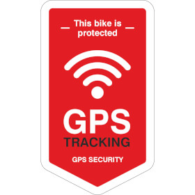 SafetyMarking Hinweisschild BIKE GPS Tracking