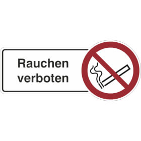 Hinweisschild Rauchen verboten