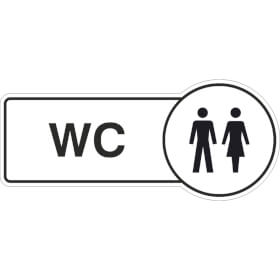 Fahnenschild WC