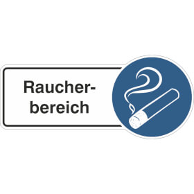 Hinweisschild Raucherbereich