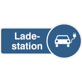Hinweisschild Ladestation E - Auto
