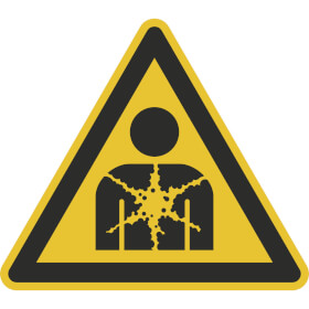 Warnschild Warnung vor gesundheitsschädlichen Stoffen oder Gemischen