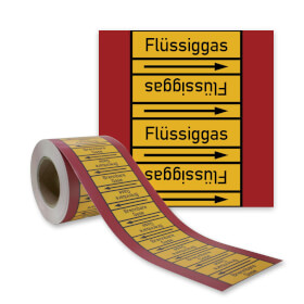 Rohrleitungskennzeichnungsband Flssiggas