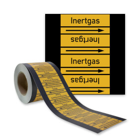 Rohrleitungskennzeichnungsband Inertgas