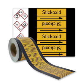 Rohrleitungskennzeichnungsband Stickoxid