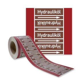 Rohrleitungskennzeichnungsband Hydrauliköl