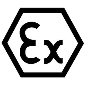Etiketten auf Bogen - Kennzeichnung elektrische Betriebsmittel Ex (Explosionsgeschützt  /  sechseckig)