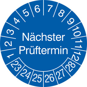 Prfplakette Nchster Prftermin