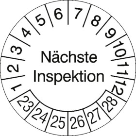 Prfplakette Nchste Inspektion