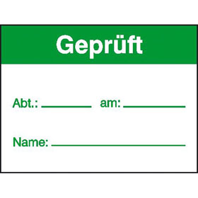 Qualitätskennzeichnungsetiketten In verschiedenen Textversionen