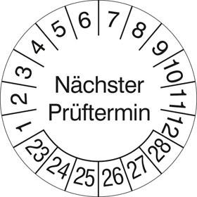 Prfplakette Nchster Prftermin