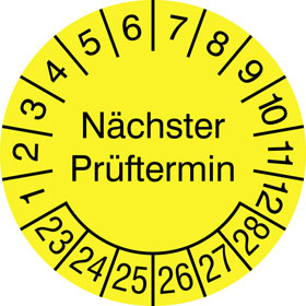 Prfplakette Nchster Prftermin