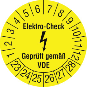 Prüfplakette Elektro - Check