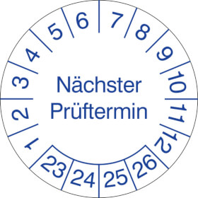 Prfplakette Nchster Prftermin
