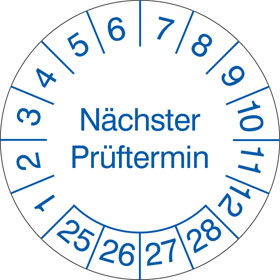 Prüfplakette Nächster Prüftermin