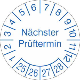 Prüfplakette Nächster Prüftermin