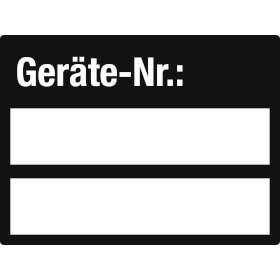 Inventaretiketten Gerte - Nr.: 