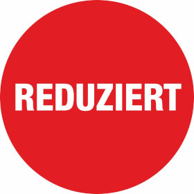 Hinweisschild Reduziert