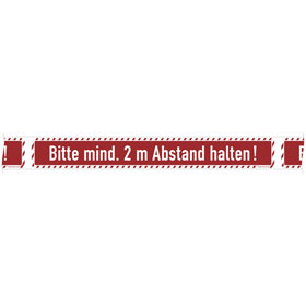 Hinweisschild, 25 Meter Bodenmarkierung-Bitte Abstand halten!,