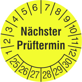 Prüfplakette Nächster Prüftermin