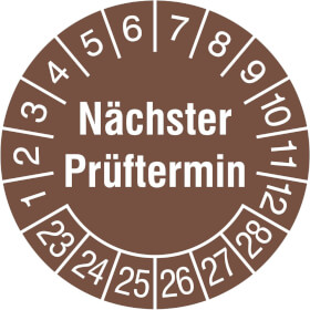 Prfplakette Nchster Prftermin