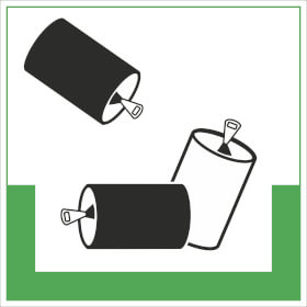 Abfallkennzeichnung - Symbolschild Getrnkedosen